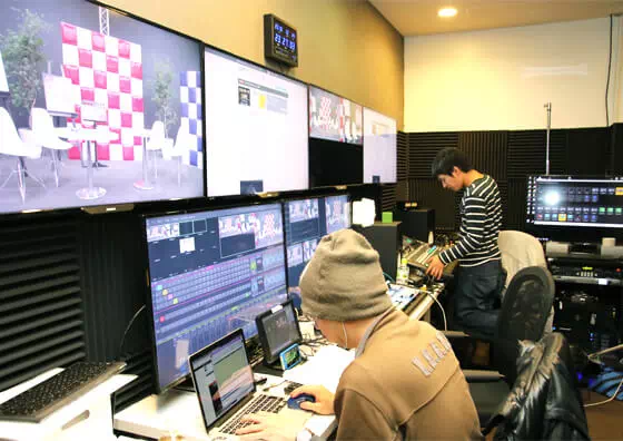 越後屋 高田馬場コントロールルーム にて-収録準備