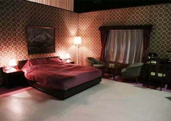 越後屋浜町Aスタジオにて-セットの様子