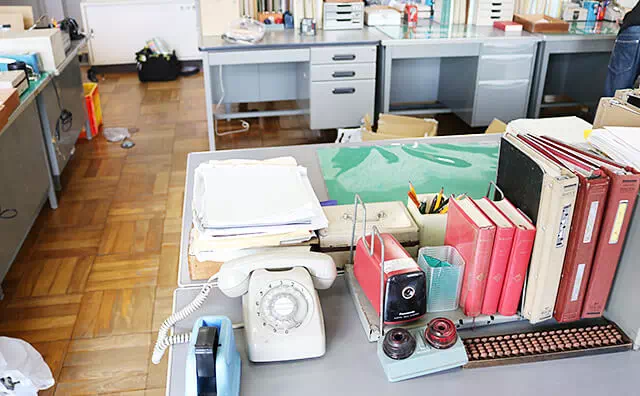 長南東小学校スタジオ 撮影風景