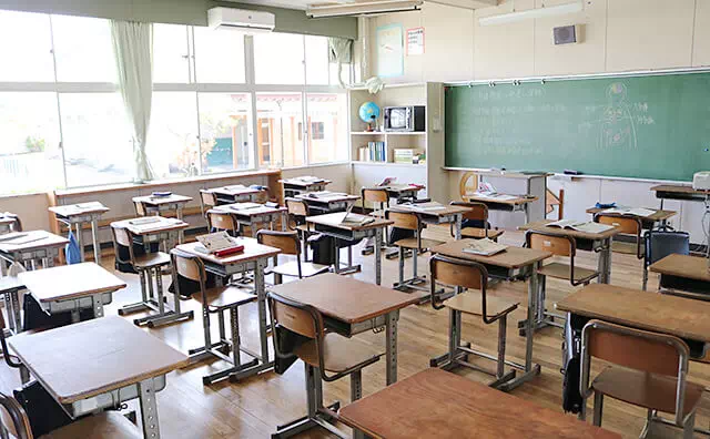 長南東小学校スタジオ 撮影風景