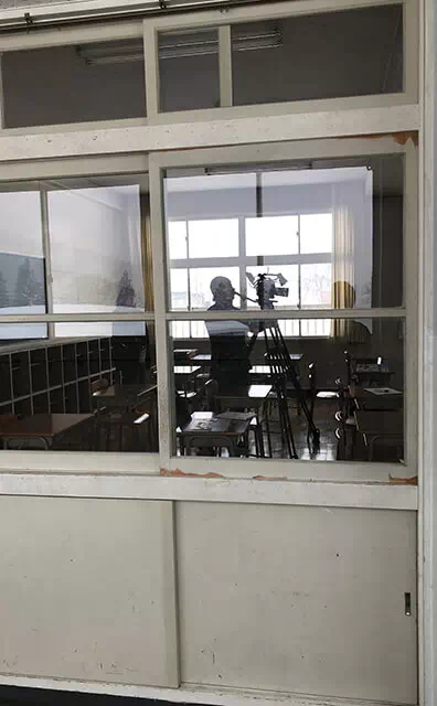 神立小学校スタジオ 撮影風景