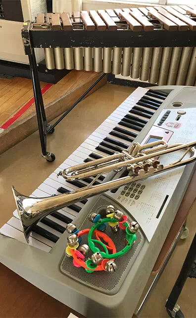 神立小学校スタジオ 撮影風景