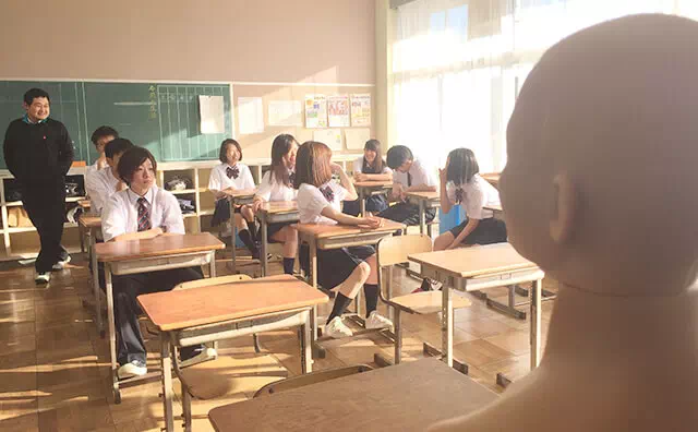 長南東小学校スタジオ 撮影風景