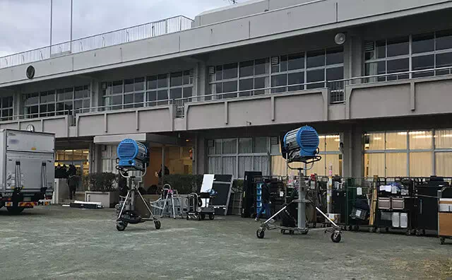 長南東小学校スタジオ 照明