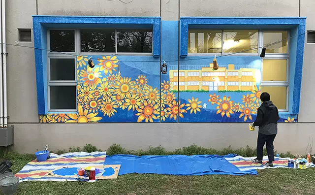 長南東小学校スタジオ グラウンド