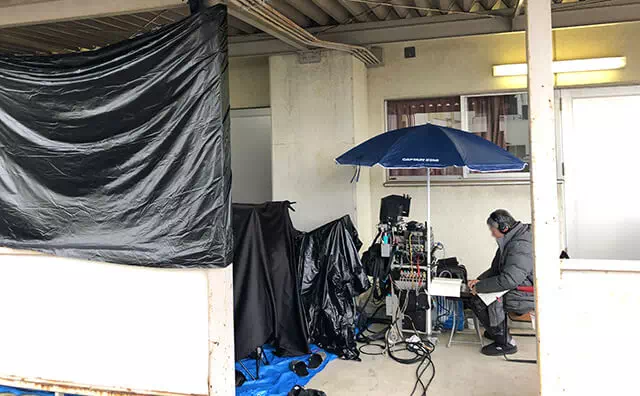 金江津小学校スタジオ 体育館外