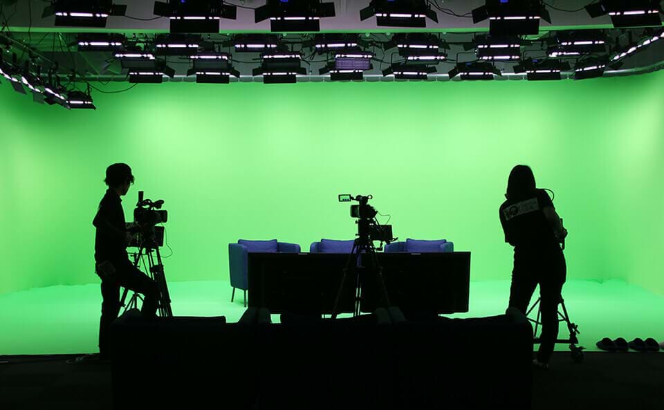 クロマキー合成で生配信